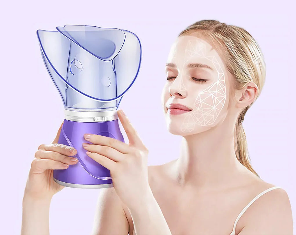 Mini Facial Steamer β Deep Cleansing Hot Mist Sprayer for Glowing Skin & Relaxation | Spa-Quality at Home