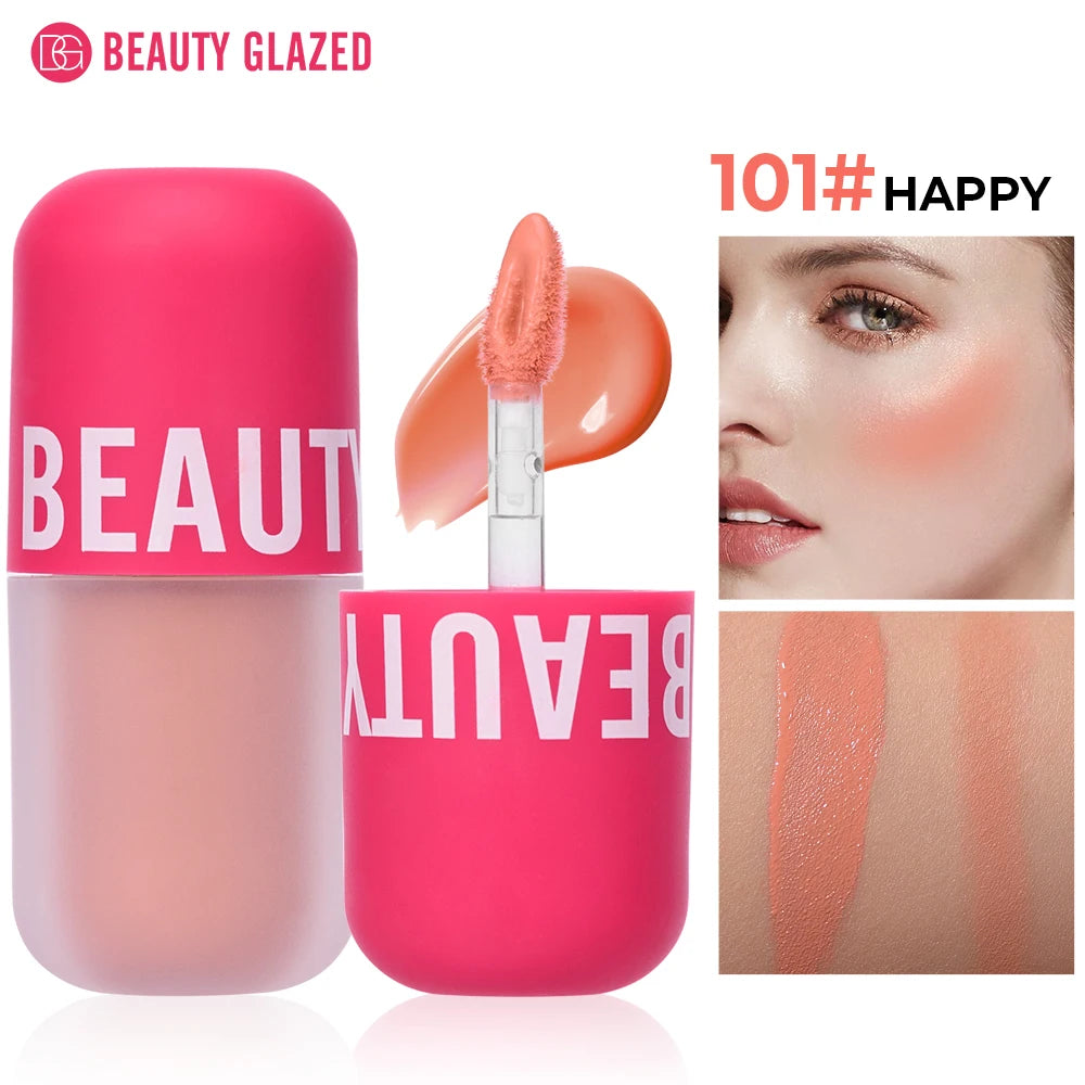 Beauty Glazed Velvet Liquid Blush β 5 Shades | Waterproof, Long-Lasting & Matte Finish