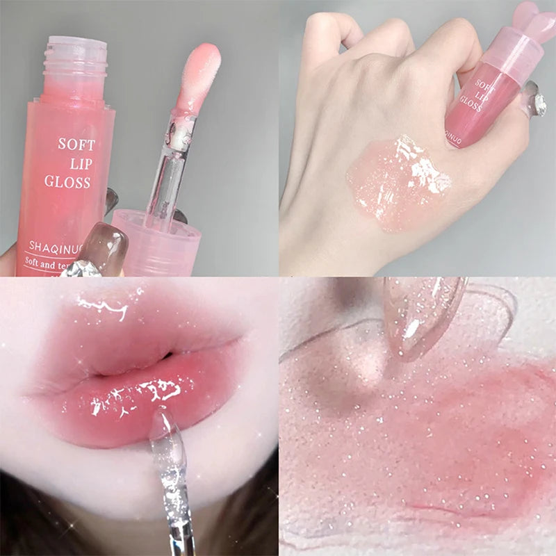 Plumping Mirror Shine Lip Oil – Lightweight Glossy Lip Balm for Deep Moisture & Glass Lips Finish