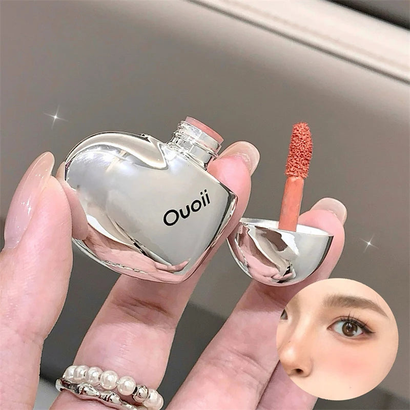 Velvet Heart Liquid Blush – Long-Lasting Matte Cream Tint | Lavender, Peach & Strawberry Hues