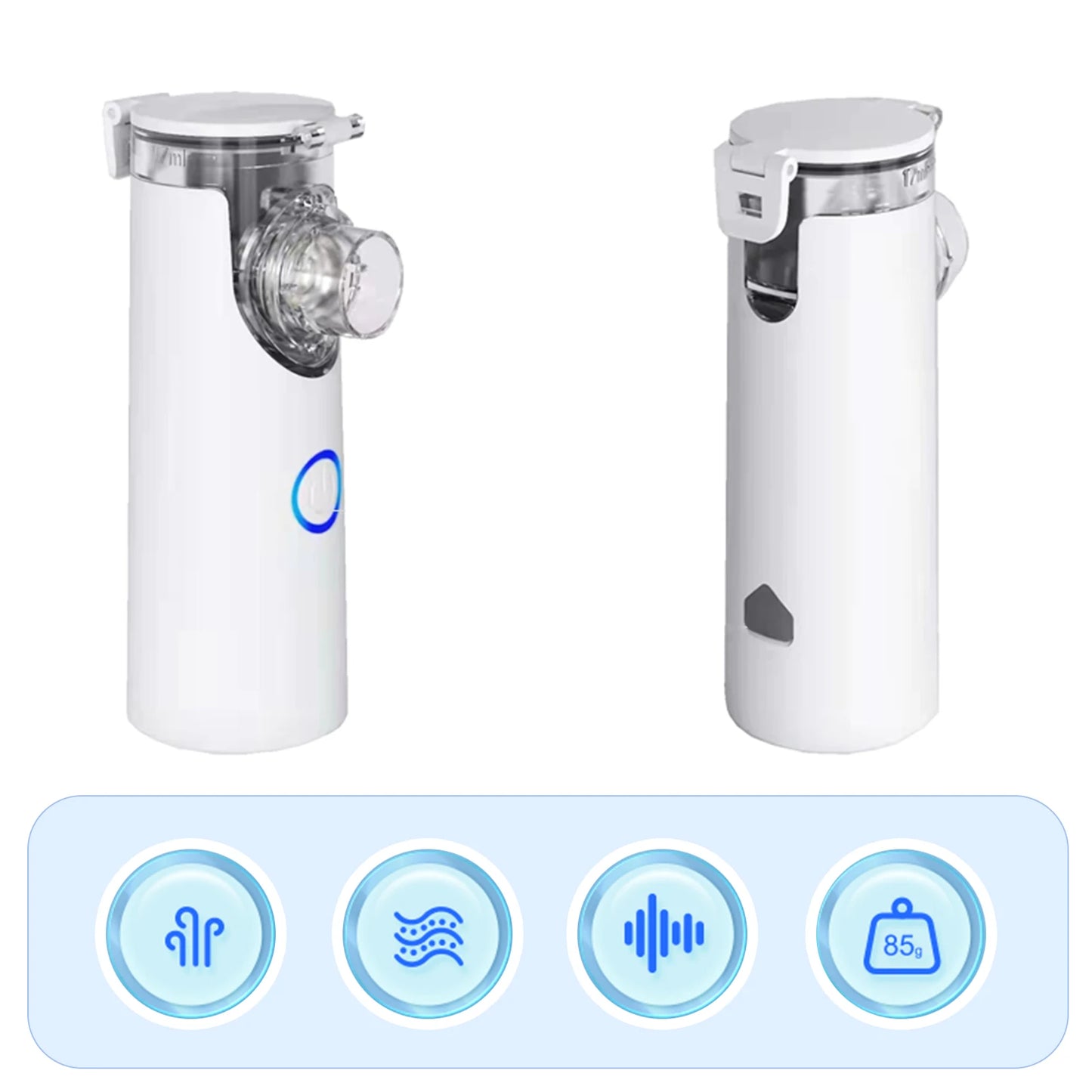 Revitalize™ 2-in-1 Facial Steamer & Humidifier – Nano Ionic Mist for Glowing Skin