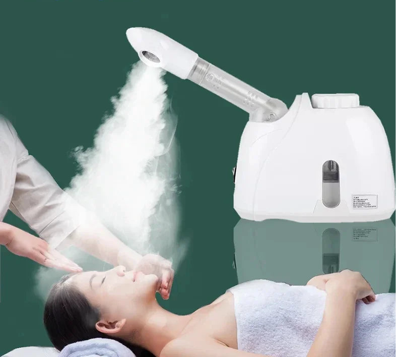 Professional Hot Mist Facial Steamer with Extendable Arm – Spa-Quality Humidifier for Deep Pore Cleansing, Skin Hydration & Sinus Relief