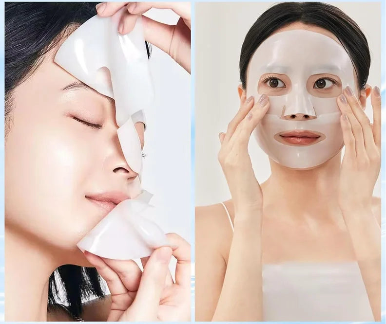 Bio-Collagen Sheet Face Mask – Anti-Aging, Firming & Brightening | 1/3/5/10PCS | Korean Skincare