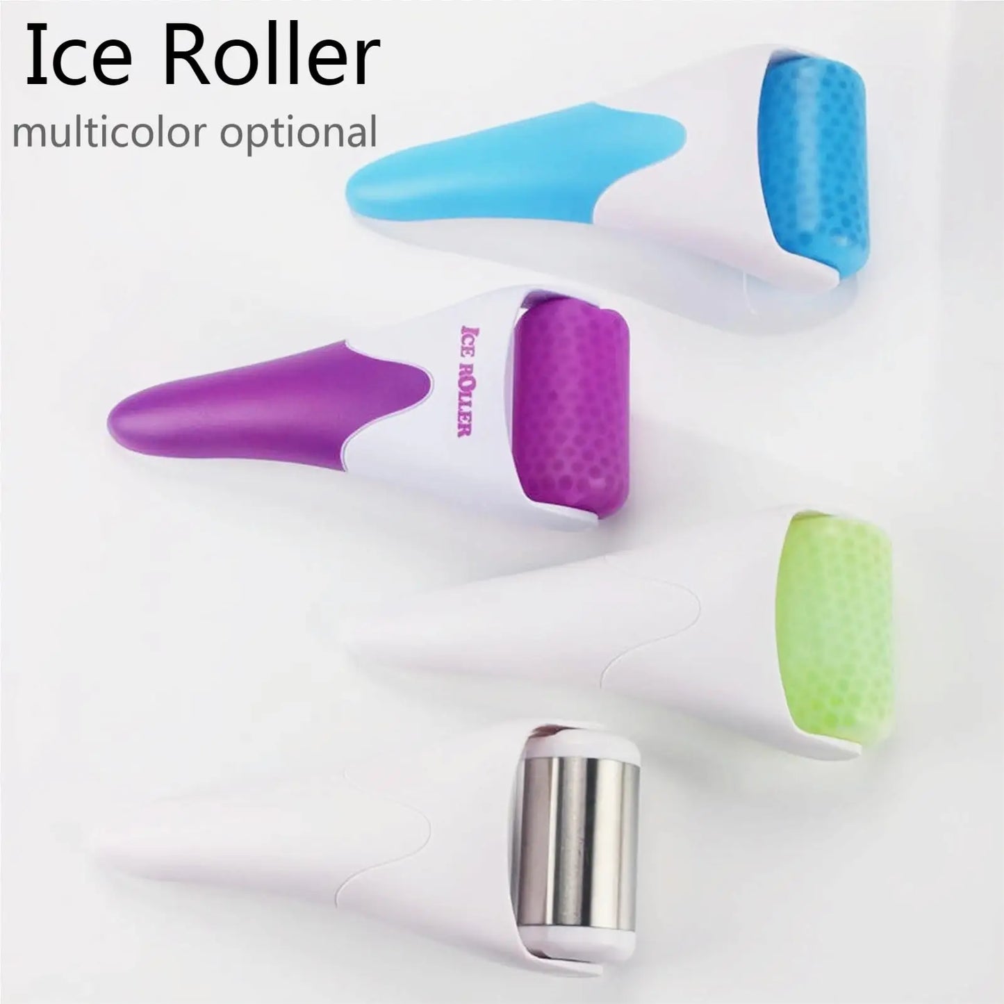Face Ice Roller – Puffiness & Pain Relief Tool for Skin Tightening, Wrinkle Reduction & Facial Massage