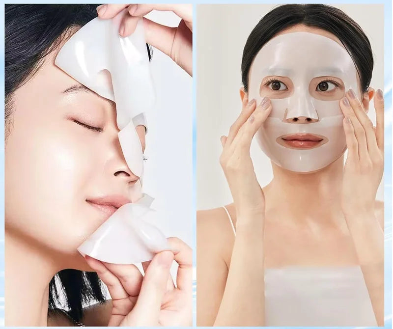 Bio-Collagen Sheet Face Mask – Anti-Aging, Firming & Brightening | 1/3/5/10PCS | Korean Skincare