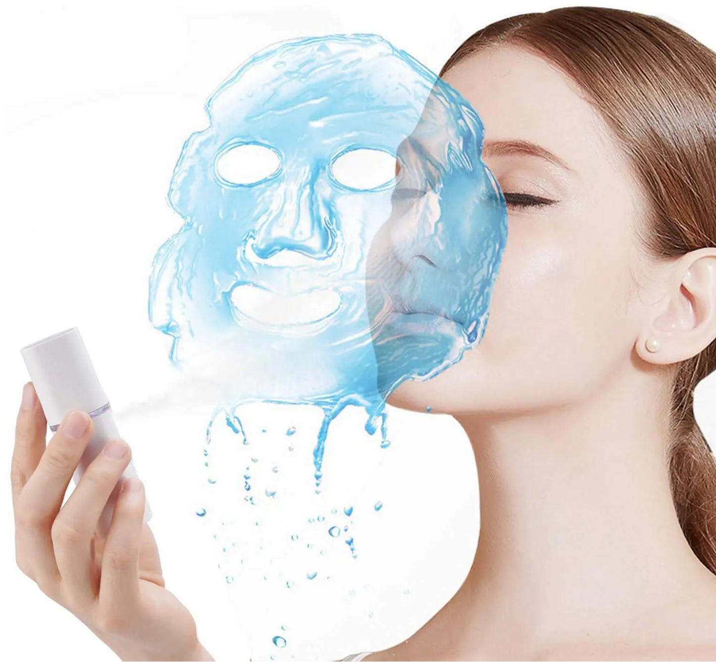 Mini Nano Facial Steamer – Portable Mist Sprayer for Instant Skin Hydration & Refreshing Glow (USB Rechargeable)