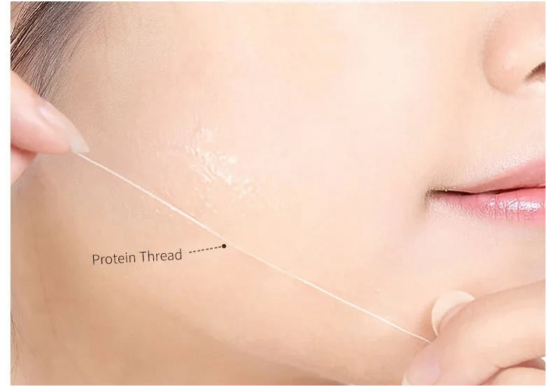 Collagen Face Lifting Threads with Peptide Essence – Firming & Anti-Aging Serum for Smoother, Youthful Skin