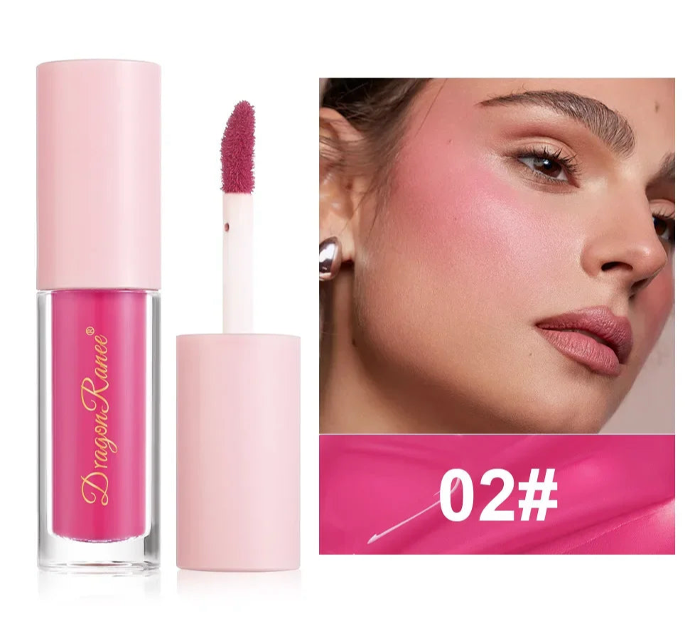 Mini Matte Liquid Blush (1/3pcs) – Long-Lasting Natural Cheek Tint | Dragon Ranee