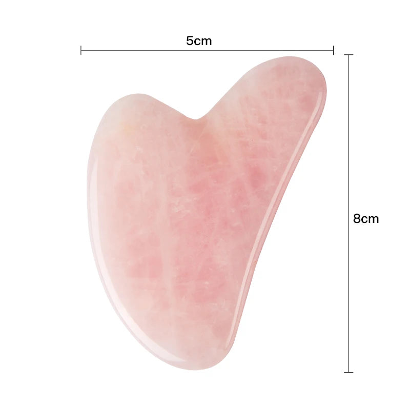 Gua Sha en Quartz Rose – Lifting Naturel du Visage