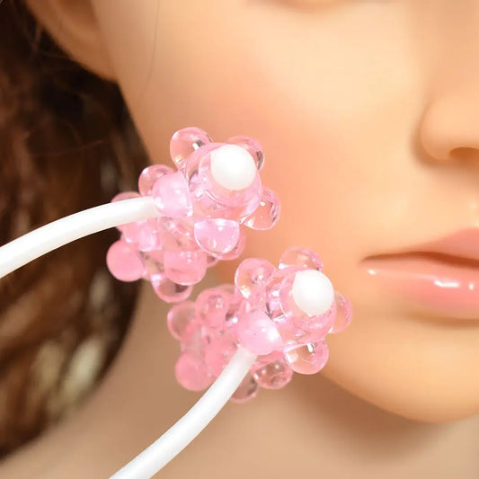2-in-1 Flower Shape Face Massage Roller – Facial Slimming & Lifting Tool