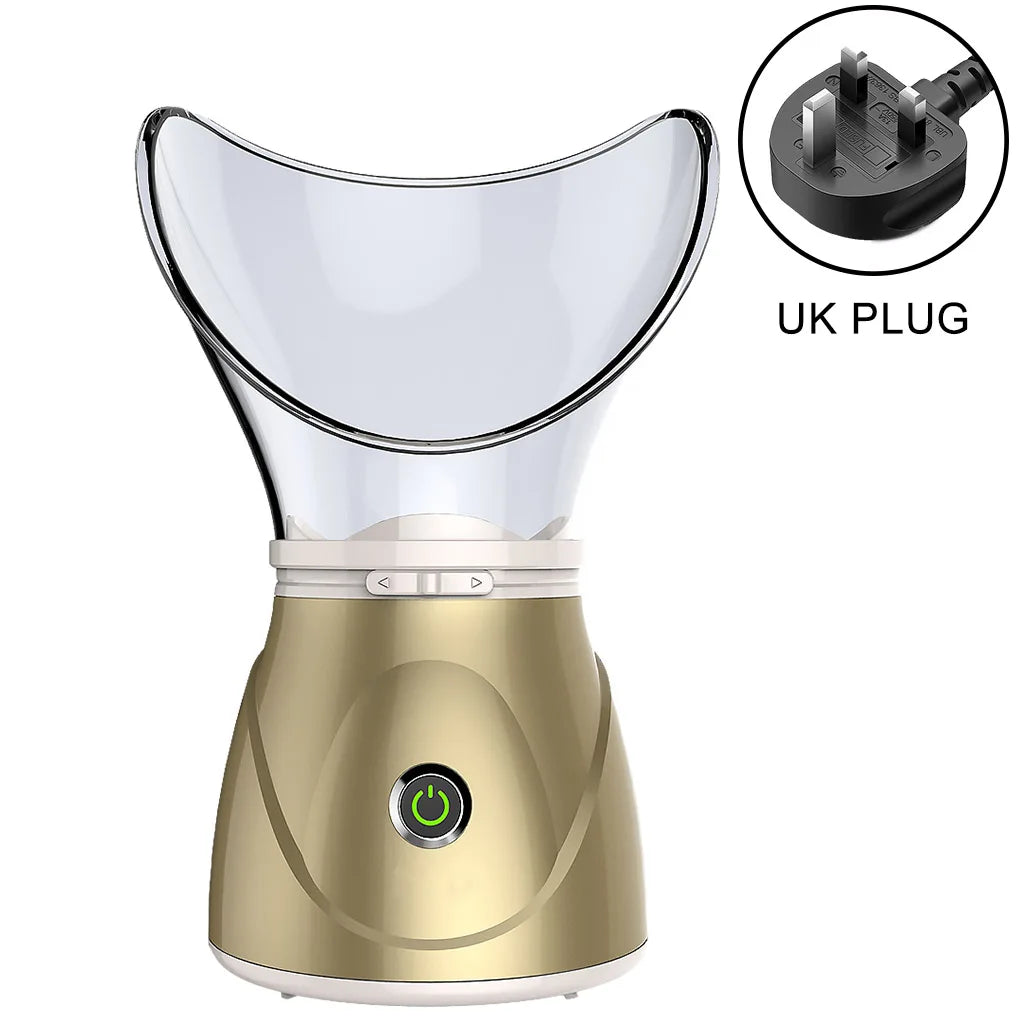 Mini Facial Steamer – Deep Cleansing Hot Mist Sprayer for Glowing Skin & Relaxation | Spa-Quality at Home