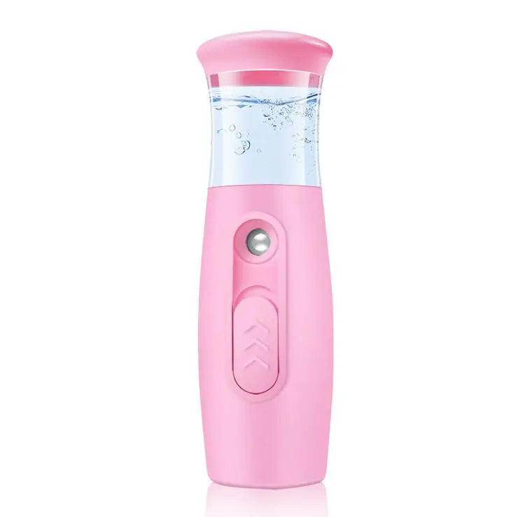 Mini Nano Facial Steamer – Portable Mist Sprayer for Instant Skin Hydration & Refreshing Glow (USB Rechargeable)