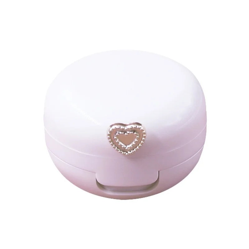 20g Lip Scrub Jar with Pocket Mirror & Silicone Brush – Refillable Travel Container for Lip Balm & Cream