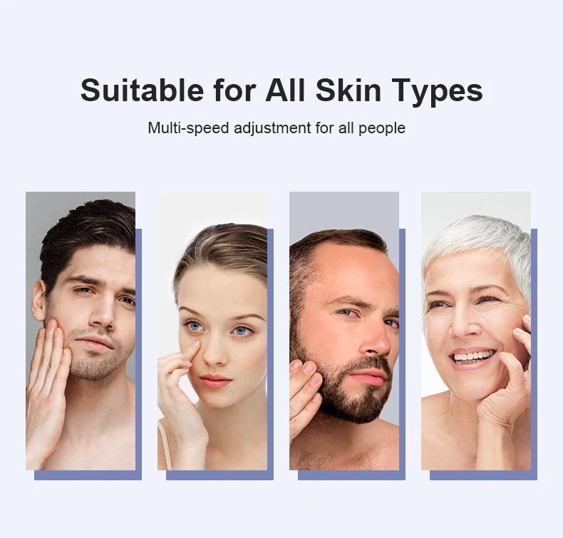 Electric Silicone Facial Cleansing Brush – Deep Clean, Waterproof & Rechargeable Skin Massager