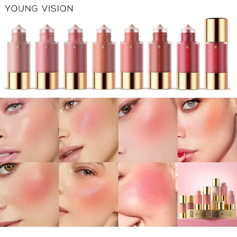 Young Vision™ Liquid Drop Blush – Lightweight Glow Serum | Hydrating & Long-Lasting Cheek Tint