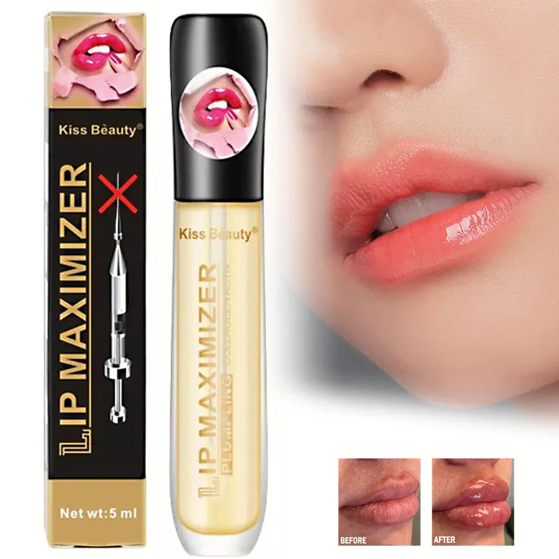 LANBENA Lip Maximizer – Plumping & Repairing Lip Gloss Serum with Hydrating Oil Formula