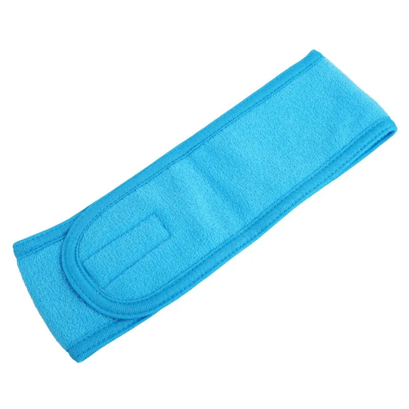 3PCS Adjustable Spa Headbands – Soft, Non-Slip Toweling Hair Wraps for Facial & Makeup