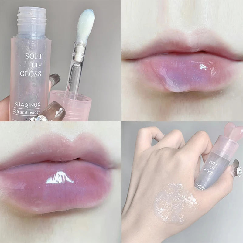 Plumping Mirror Shine Lip Oil – Lightweight Glossy Lip Balm for Deep Moisture & Glass Lips Finish