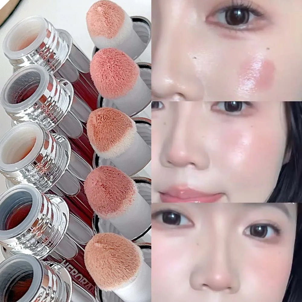 AirTouch™ Liquid Blush – 5 Matte Shades with Cushion Tip for Natural Long-Lasting Glow