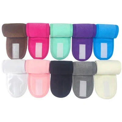 3PCS Adjustable SPA Facial Headbands – Soft Toweling Hair Bands for Face Washing & Makeup