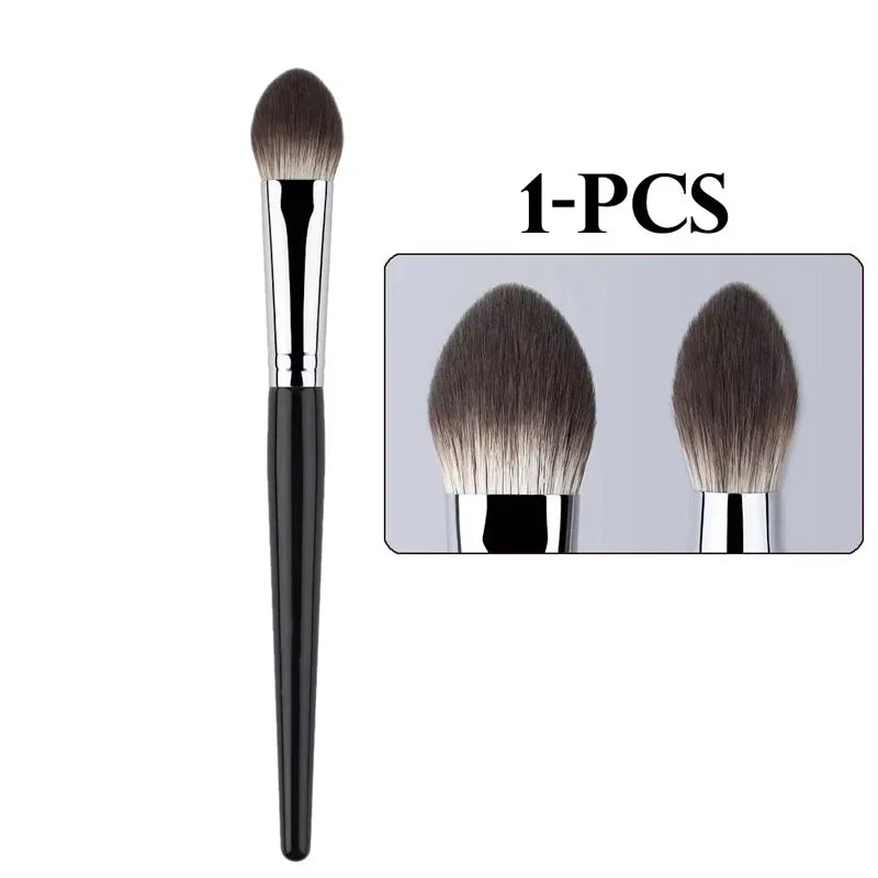 Peach Precision Blush Brush – 1 or 2 Pcs | Soft Synthetic Makeup Brush for Cream & Powder Blush