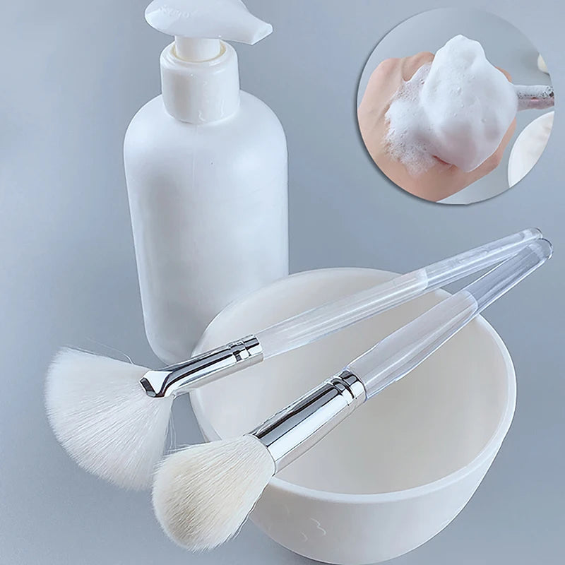Gentle Face Brush – Soft Bristles for Cleansing, Mask Application & Face Massage (2 Types)