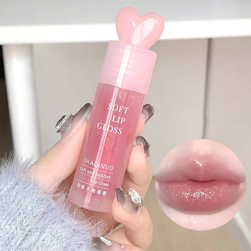 Plumping Mirror Shine Lip Oil – Lightweight Glossy Lip Balm for Deep Moisture & Glass Lips Finish