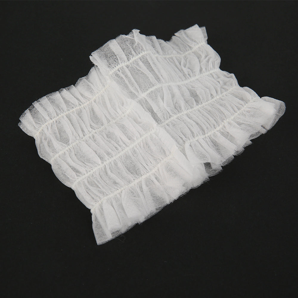 100pcs Disposable Spa Headbands – Soft Stretch Non-Woven Hair Bands for Facial, Skincare & Salon Use