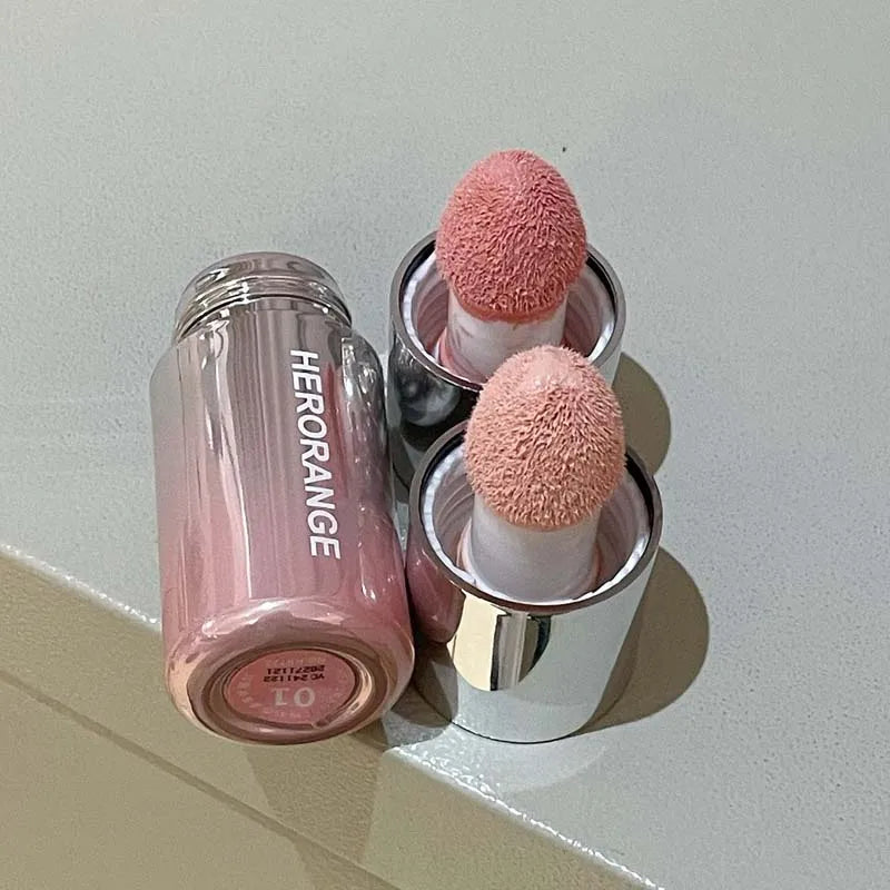 HERORANGE Velvet Liquid Blush – Soft Matte, Low-Saturation Tint for a Natural Glow