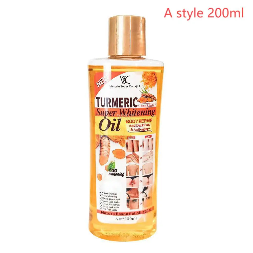 Turmeric Glow Body & Face Oil – Brightening, Smoothing & Aromatherapy Skincare (200ml)