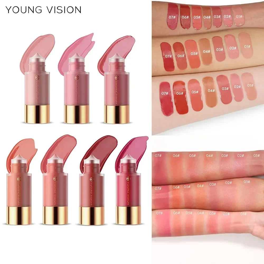 Young Vision™ Liquid Drop Blush – Lightweight Glow Serum | Hydrating & Long-Lasting Cheek Tint