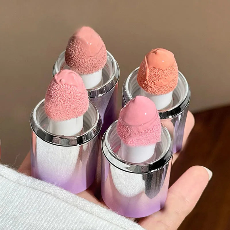 CACE Liquid Matte Blush – Soft Touch Sponge Tip, Natural Flush Finish (4 Shades)