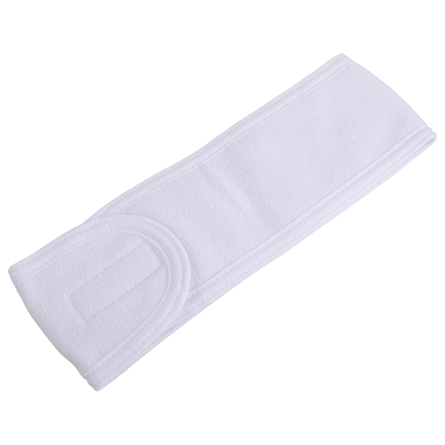 3PCS Adjustable Spa Headbands – Soft, Non-Slip Toweling Hair Wraps for Facial & Makeup