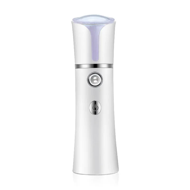 Mini Nano Facial Steamer – USB Rechargeable Mist Spray for Deep Hydration & Glow
