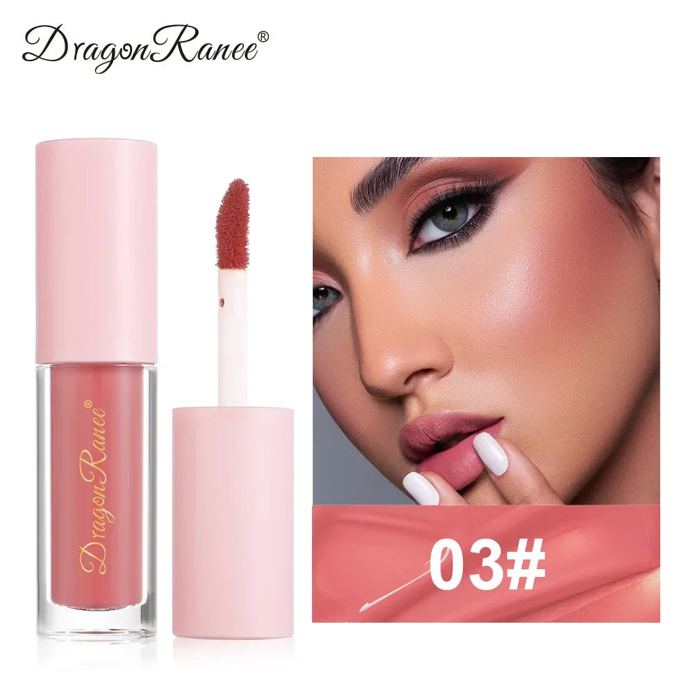 Mini Matte Liquid Blush (1/3pcs) – Long-Lasting Natural Cheek Tint | Dragon Ranee