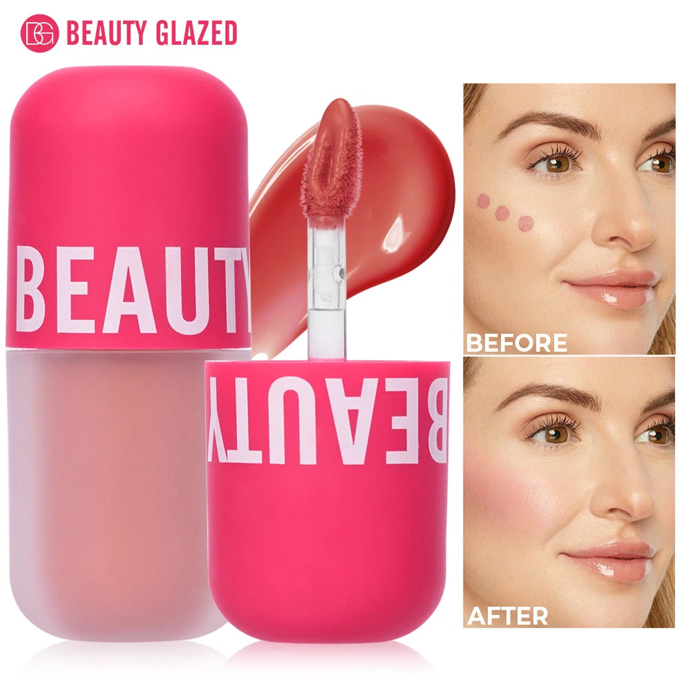 Beauty Glazed Velvet Liquid Blush – 5 Shades | Waterproof, Long-Lasting & Matte Finish