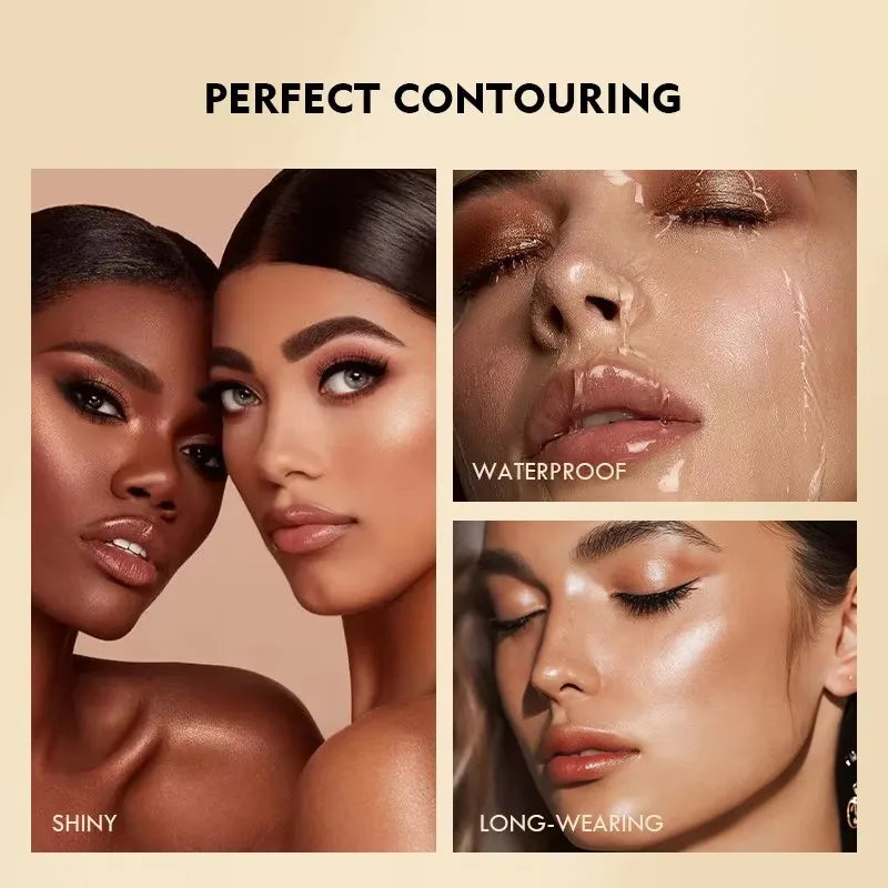 Pudaier™ GlowPop Liquid Blush – 10 Shades | Radiant Lightweight Cream Blusher for All Skin Tones