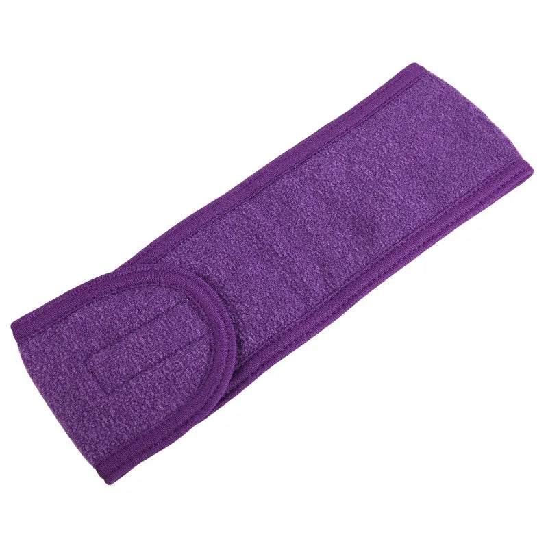 3PCS Adjustable Spa Headbands – Soft, Non-Slip Toweling Hair Wraps for Facial & Makeup