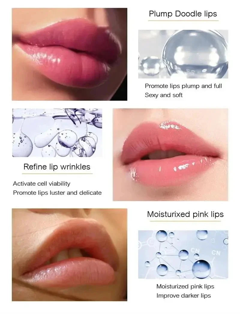 Extreme Volume Lip Plumper Gloss – Hydrating Serum for Fuller, Softer Lips | Reduces Fine Lines & Boosts Shine