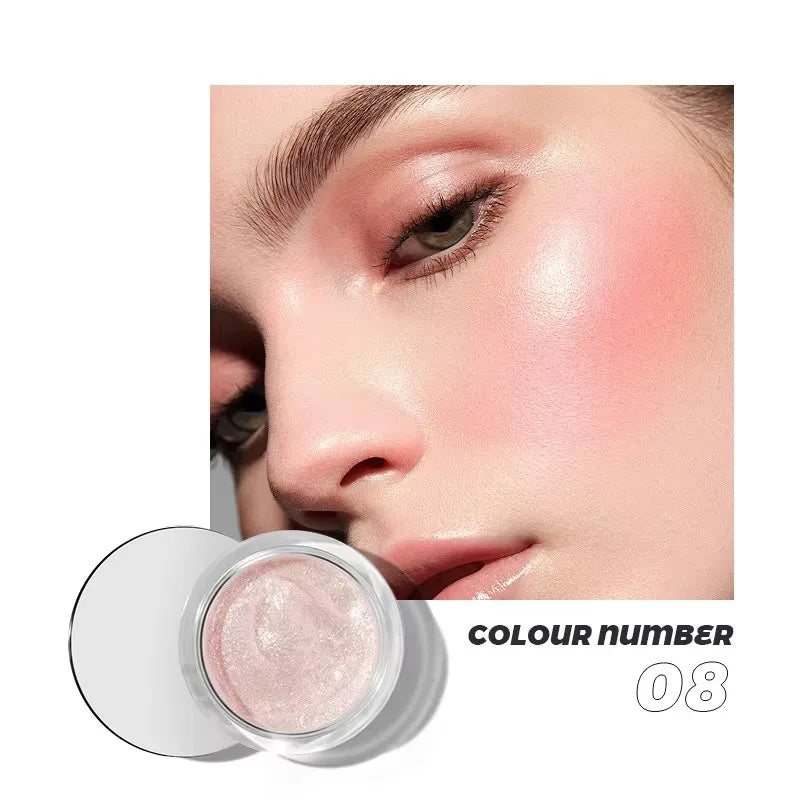 Pudaier™ GlowPop Liquid Blush – 10 Shades | Radiant Lightweight Cream Blusher for All Skin Tones