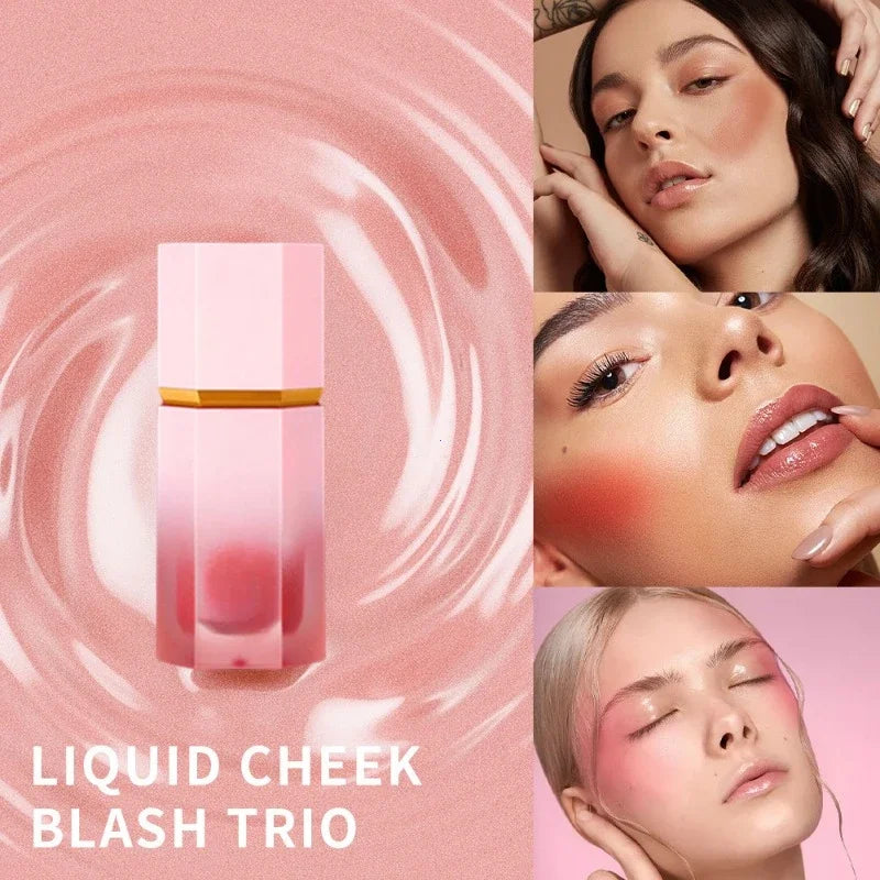 MacroupTa™ Liquid Blush & Lip Gloss 2-in-1 – Nourishing Cream Blusher Gel | Long-Lasting Multi-Purpose Tint
