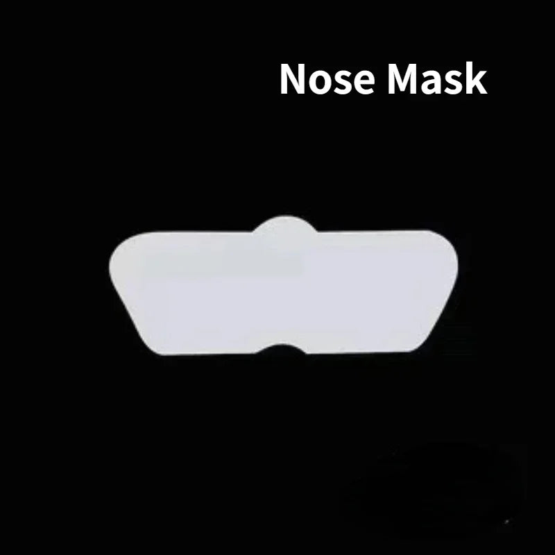 100Pcs Disposable Plastic Wrap Masks for Face, Neck & Nose – Hydration Booster for Facial Treatments