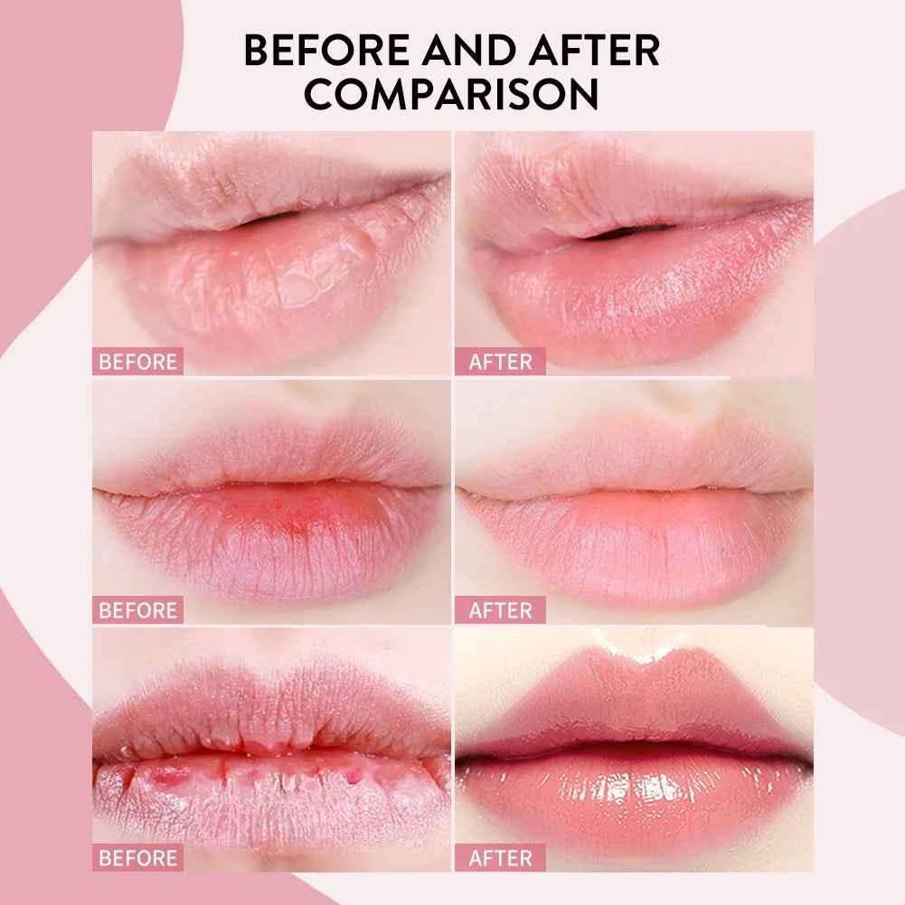 GECOMO Exfoliating Bubble Lip Scrub – Moisturizing & Plumping Lip Mask for Soft, Smooth Lips