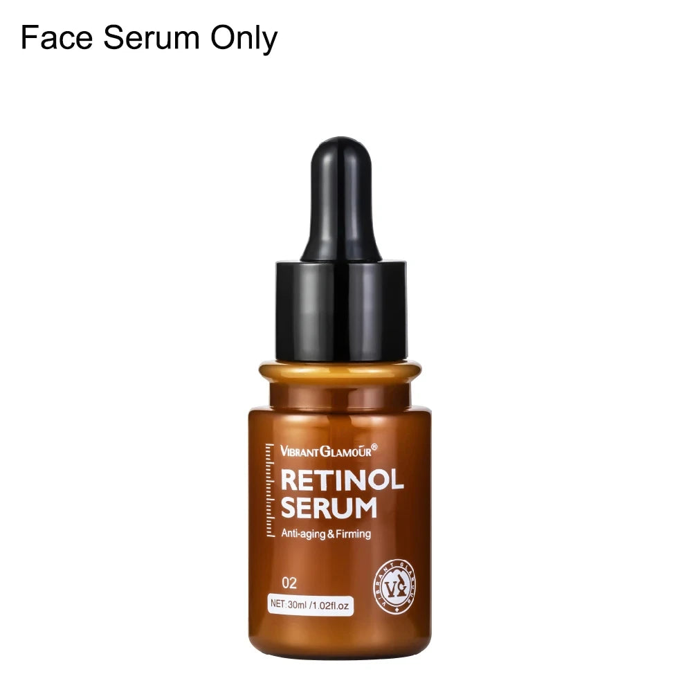 Retinol Anti-Aging Trio – Face Cream + Serum + Eye Serum Set