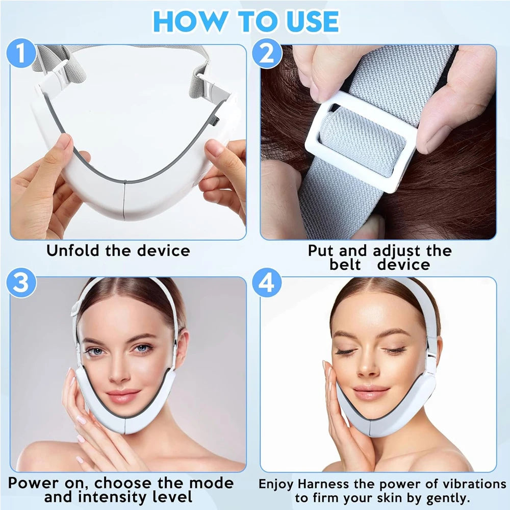 5-in-1 Electric Face Massager – Skin Lifting, Anti-Aging & V-Line Shaping Device