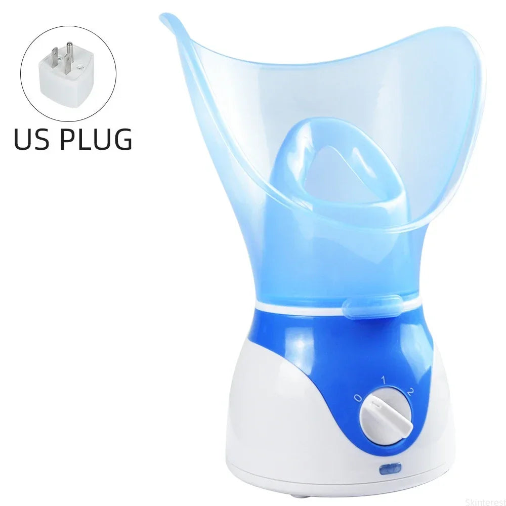 2-in-1 Facial Steamer & Nasal Inhaler – Deep Cleansing & Sinus Relief Device