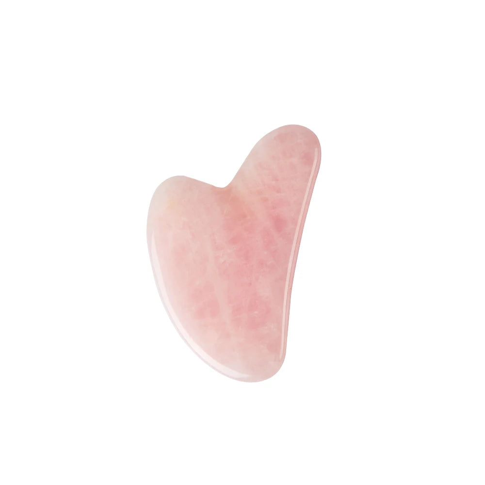 Gua Sha en Quartz Rose – Lifting Naturel du Visage