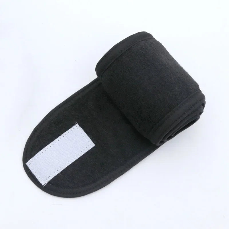 Adjustable Spa Hairband – Soft Toweling Head Wrap for Makeup & Skincare