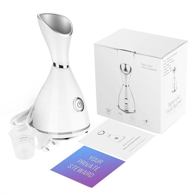 Professional Nano Facial Steamer – Portable Spa-Grade Face Steamer for Deep Cleansing & Hydration