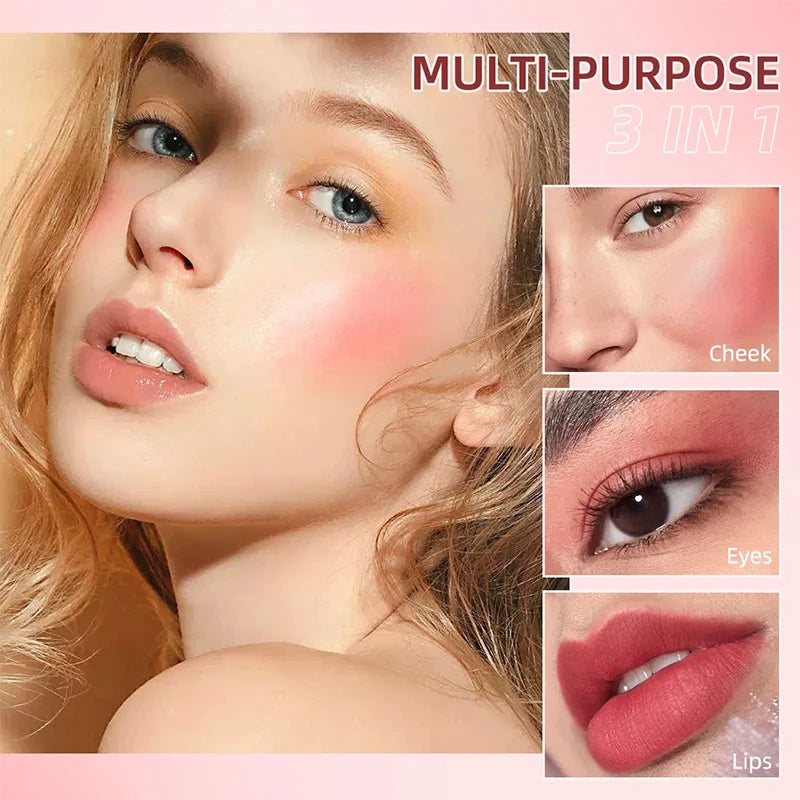 4 Color Liquid Blush – 5ml Vegan Cheek Tint | Long-Lasting & Blendable | Dewy or Matte Finish
